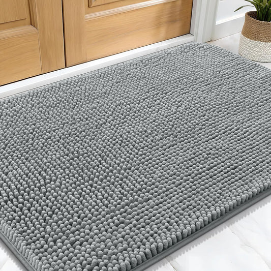 Best Overall (Recommended) Muddy Paws Door Mat 30x20 – Super Absorbent, Traps Dirt & Moisture