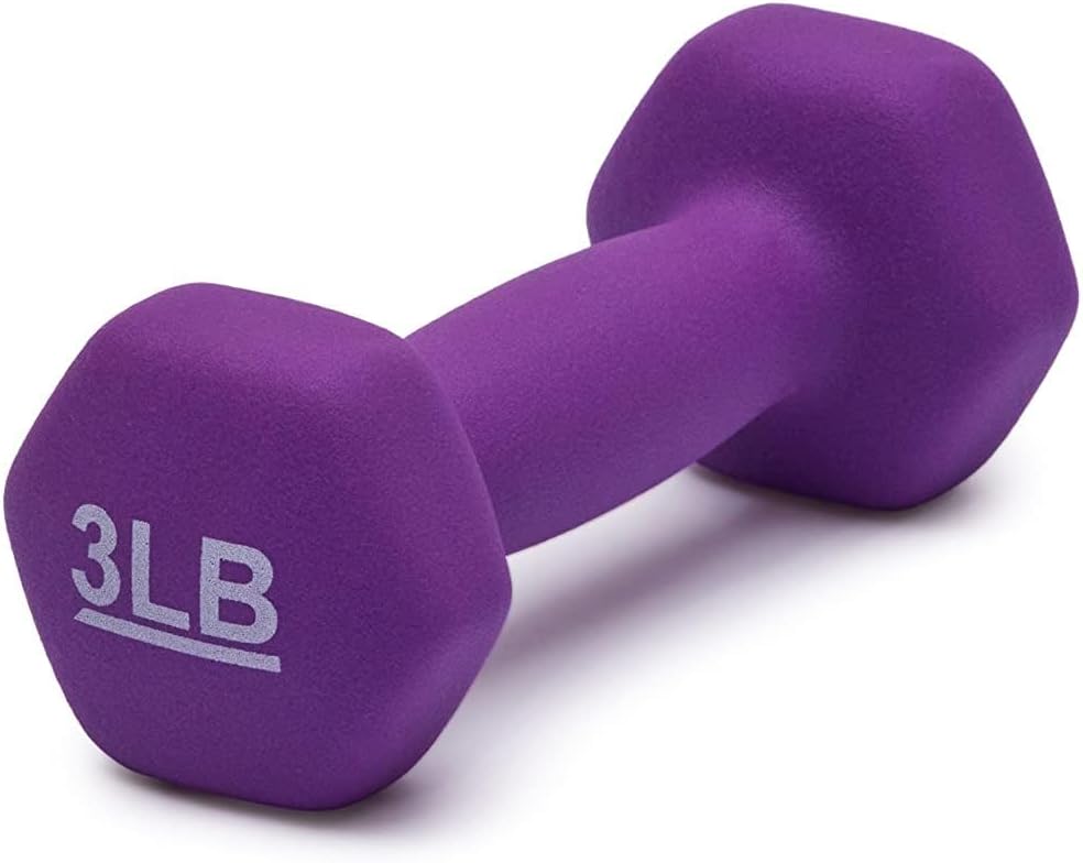 Neoprene Dumbbell Hand Weights - Non-Slip Grip for Home Gym & Strength Training