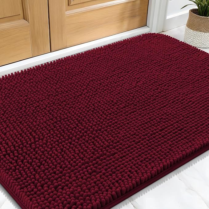 Best Overall (Recommended) Muddy Paws Door Mat 30x20 – Super Absorbent, Traps Dirt & Moisture