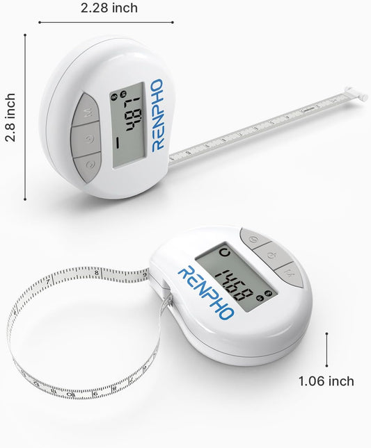 Smart Body Measuring Tape - Bluetooth Fitness Tracker for Weight Loss & Muscle Gain