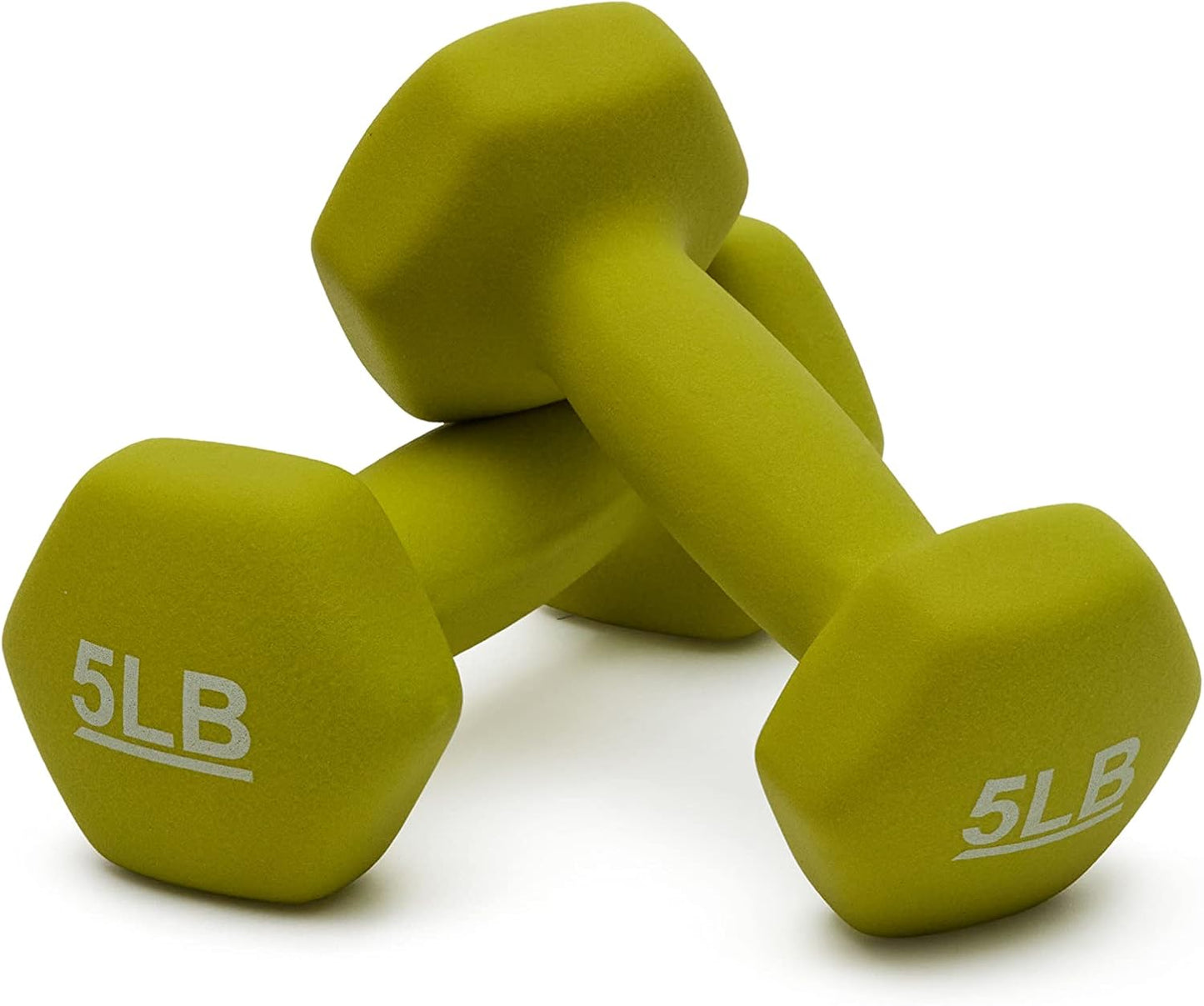 Neoprene Dumbbell Hand Weights - Non-Slip Grip for Home Gym & Strength Training