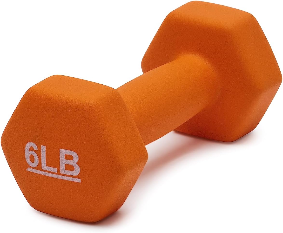 Neoprene Dumbbell Hand Weights - Non-Slip Grip for Home Gym & Strength Training
