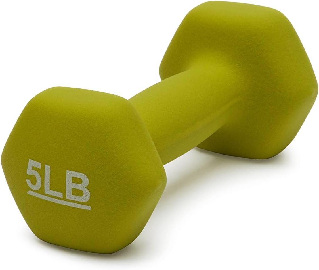 Neoprene Dumbbell Hand Weights - Non-Slip Grip for Home Gym & Strength Training
