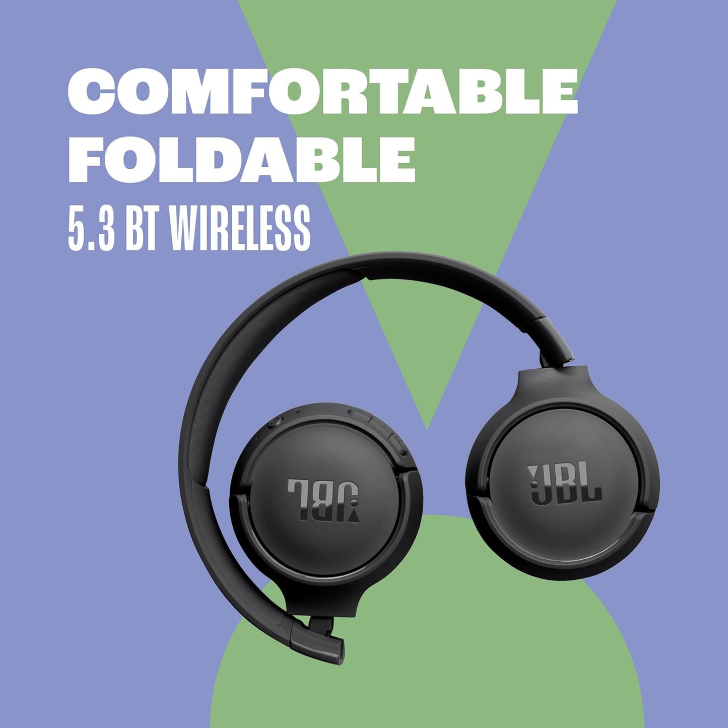 Tune 520BT Wireless On-Ear Headphones - 57H Battery Life with Speed Charge (Purple)