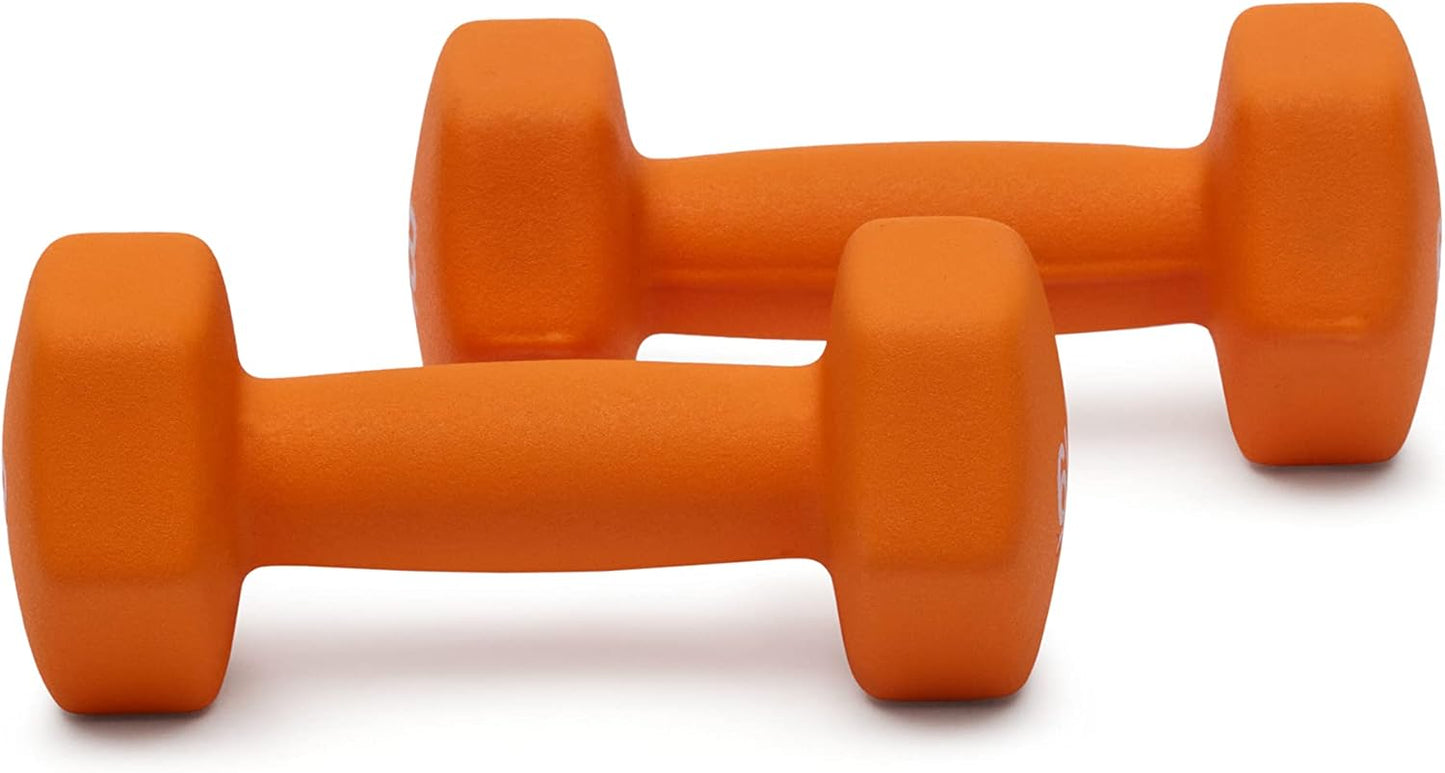 Neoprene Dumbbell Hand Weights - Non-Slip Grip for Home Gym & Strength Training