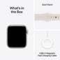 Apple Watch SE 3 [GPS 40mm] Smartwatch with Starlight Aluminum Case & Sport Band S/M