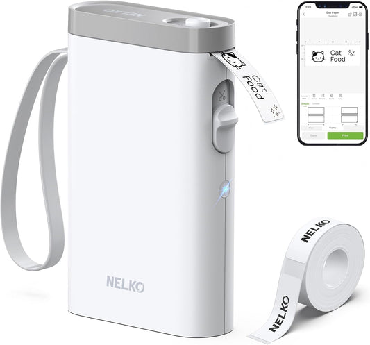 P21 Bluetooth Label Maker Machine - Wireless Mini Label Printer with Multiple Templates
