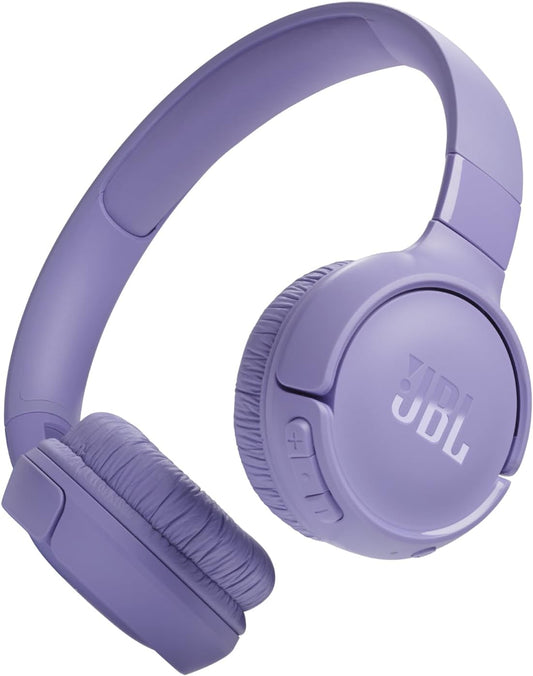 Tune 520BT Wireless On-Ear Headphones - 57H Battery Life with Speed Charge (Purple)