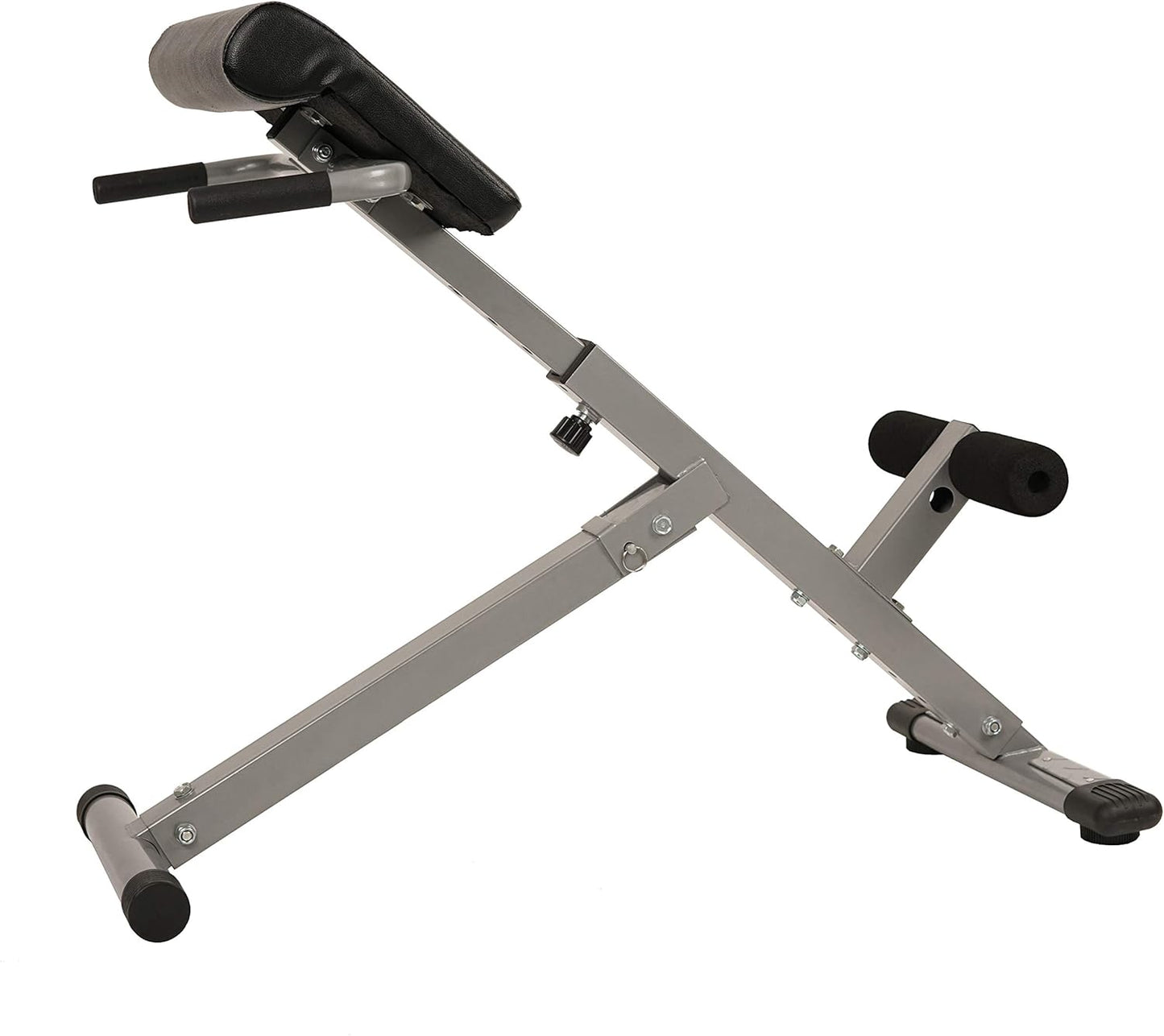 Foldable Roman Chair - Adjustable Hyperextension Bench for Back, Glute & Ab Workouts