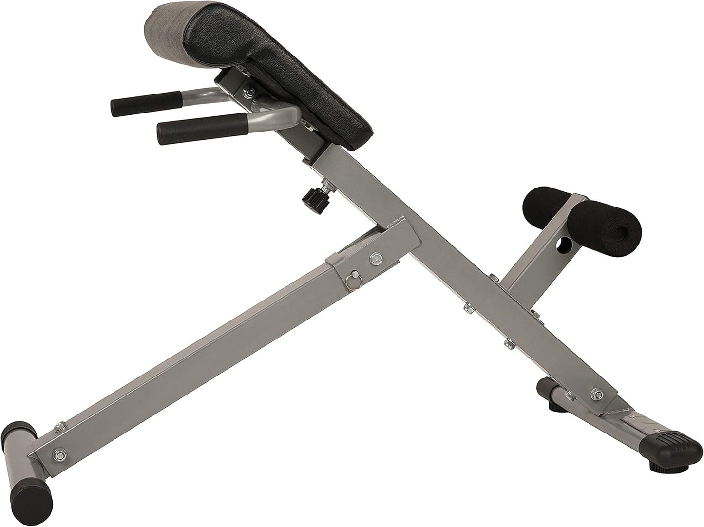Foldable Roman Chair - Adjustable Hyperextension Bench for Back, Glute & Ab Workouts