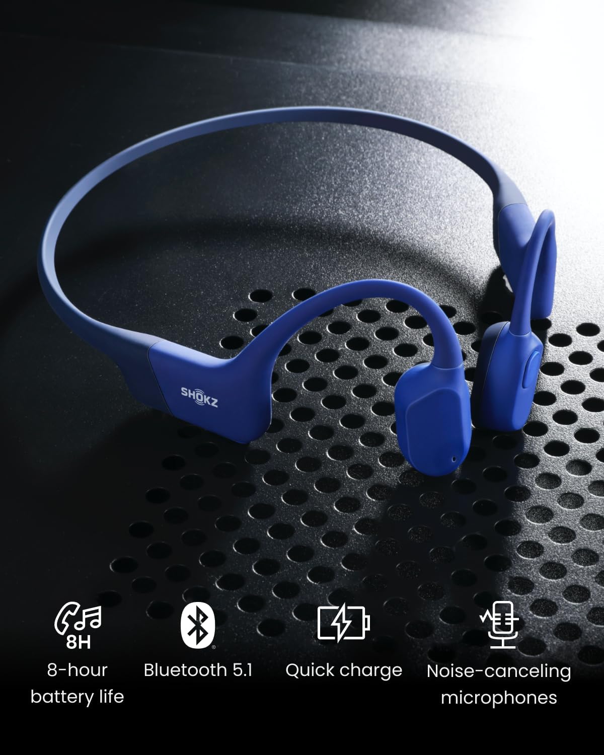 OpenRun Bone Conduction Headphones - Open-Ear Wireless Sport Headphones for Running