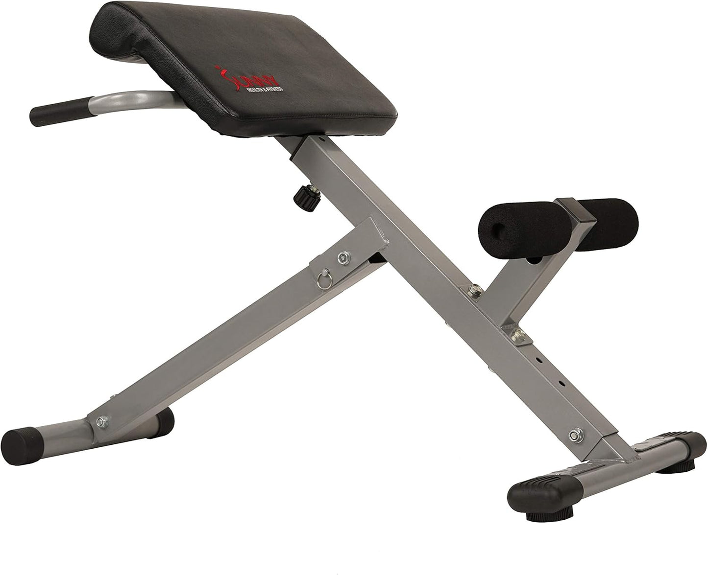 Foldable Roman Chair - Adjustable Hyperextension Bench for Back, Glute & Ab Workouts