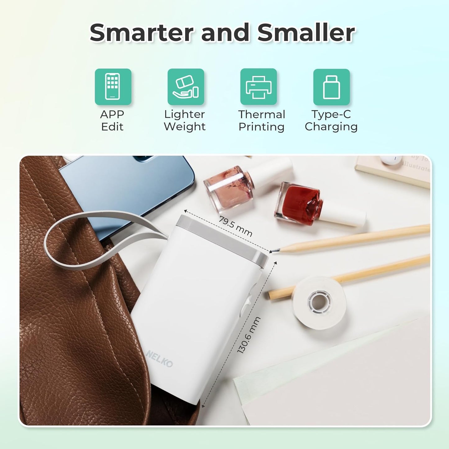 P21 Bluetooth Label Maker Machine - Wireless Mini Label Printer with Multiple Templates