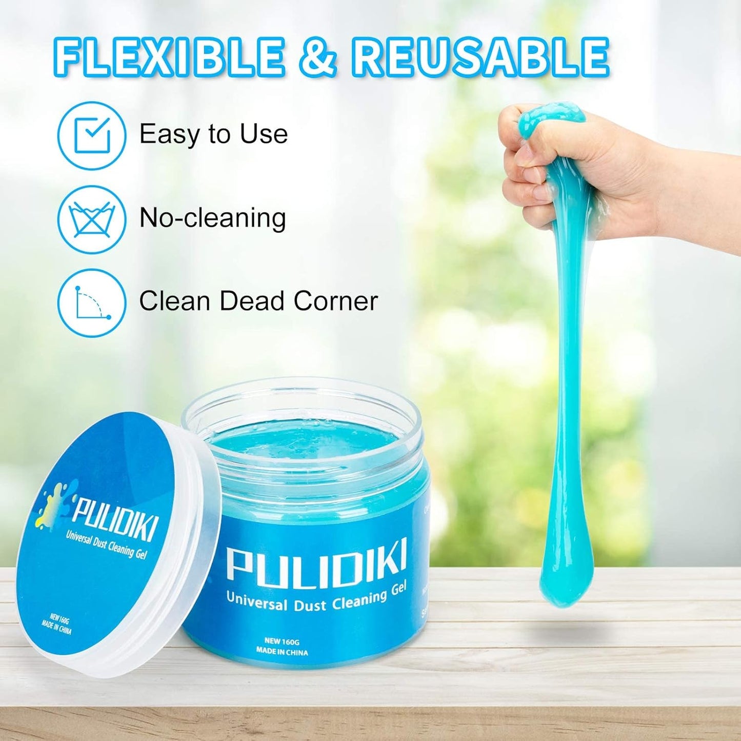 Car Cleaning Gel - Universal Detailing Putty for Interior Dust & Dirt Removal