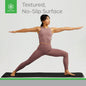 Gaiam Performance Yoga Mat - Durable TPE, 23.5" x 68" x 6MM Thick, Black