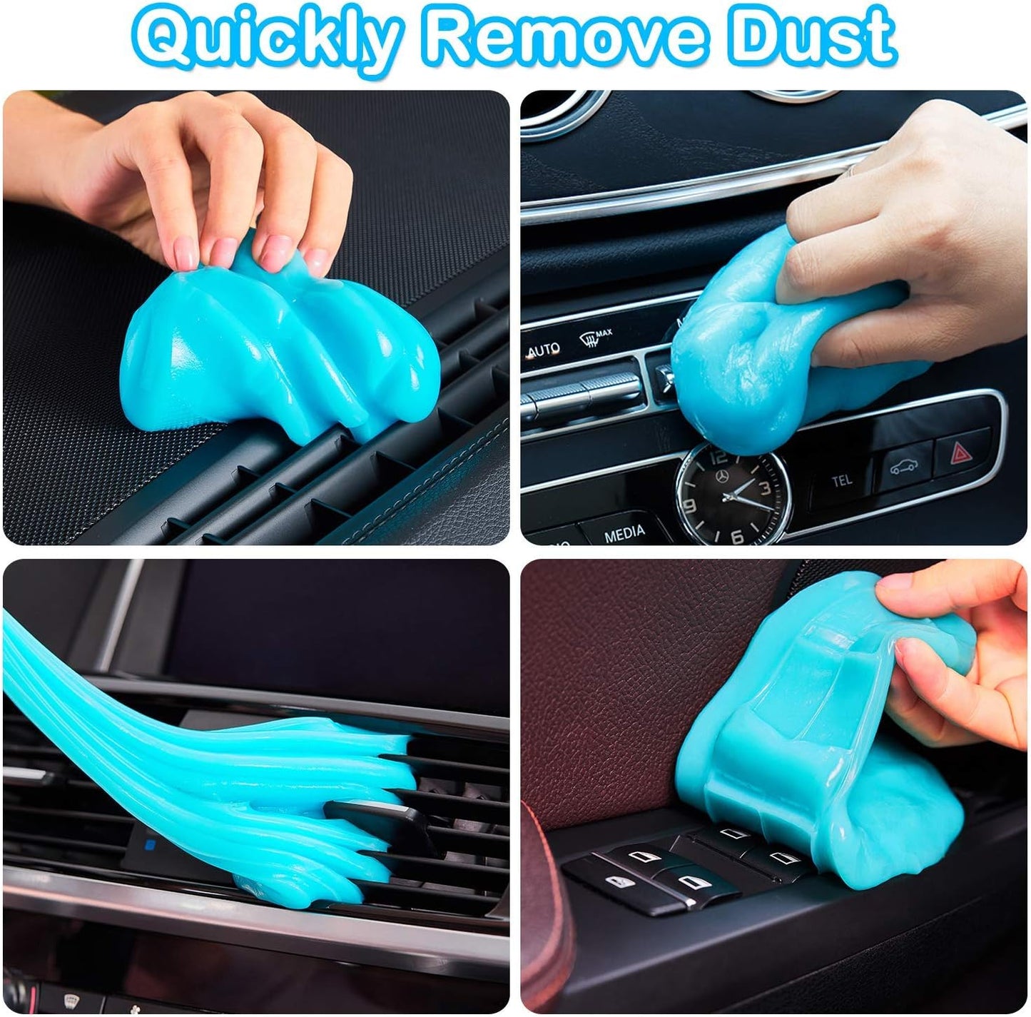 Car Cleaning Gel - Universal Detailing Putty for Interior Dust & Dirt Removal