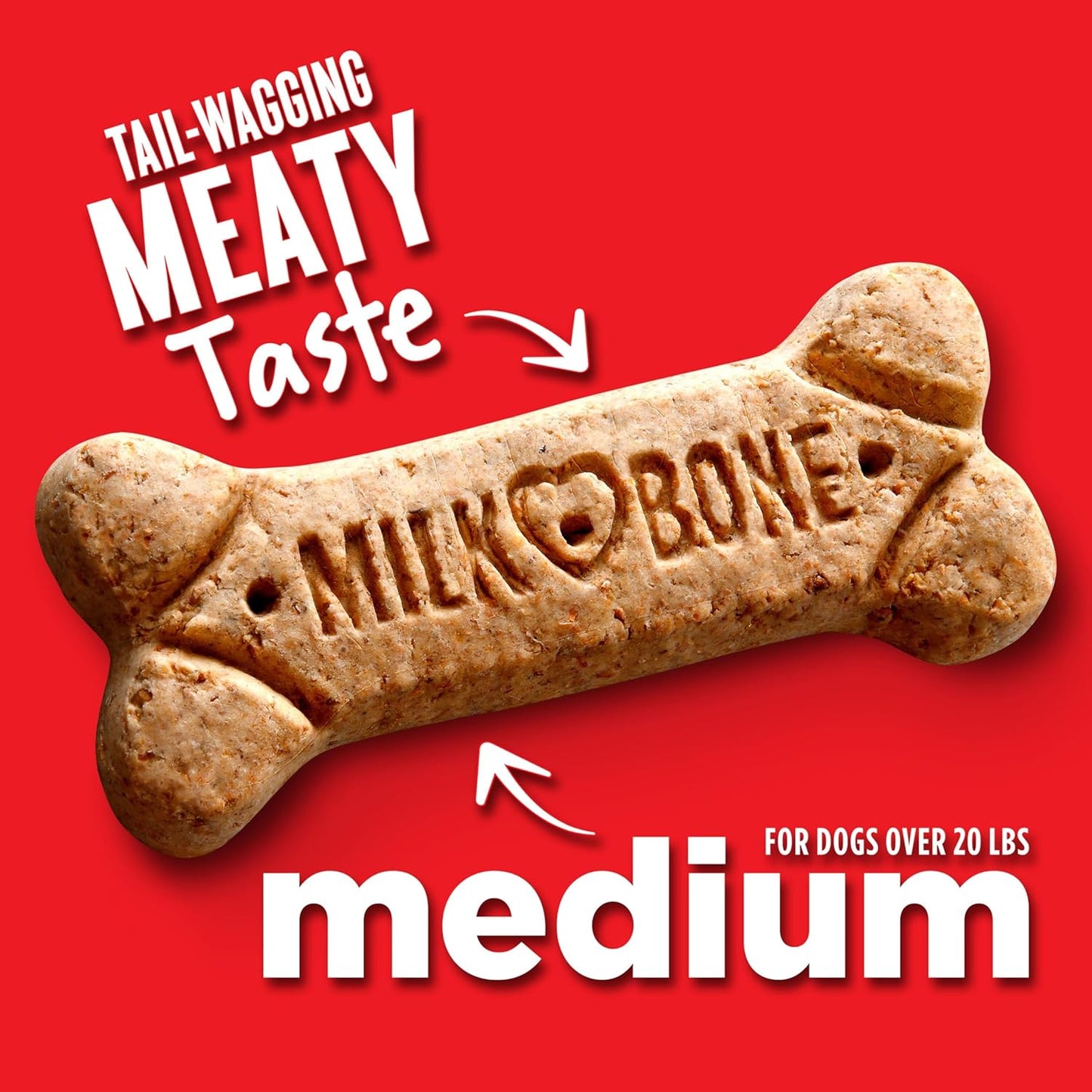 Milk-Bone Original Dog Treats Biscuits for Medium Dogs - 10 Pound