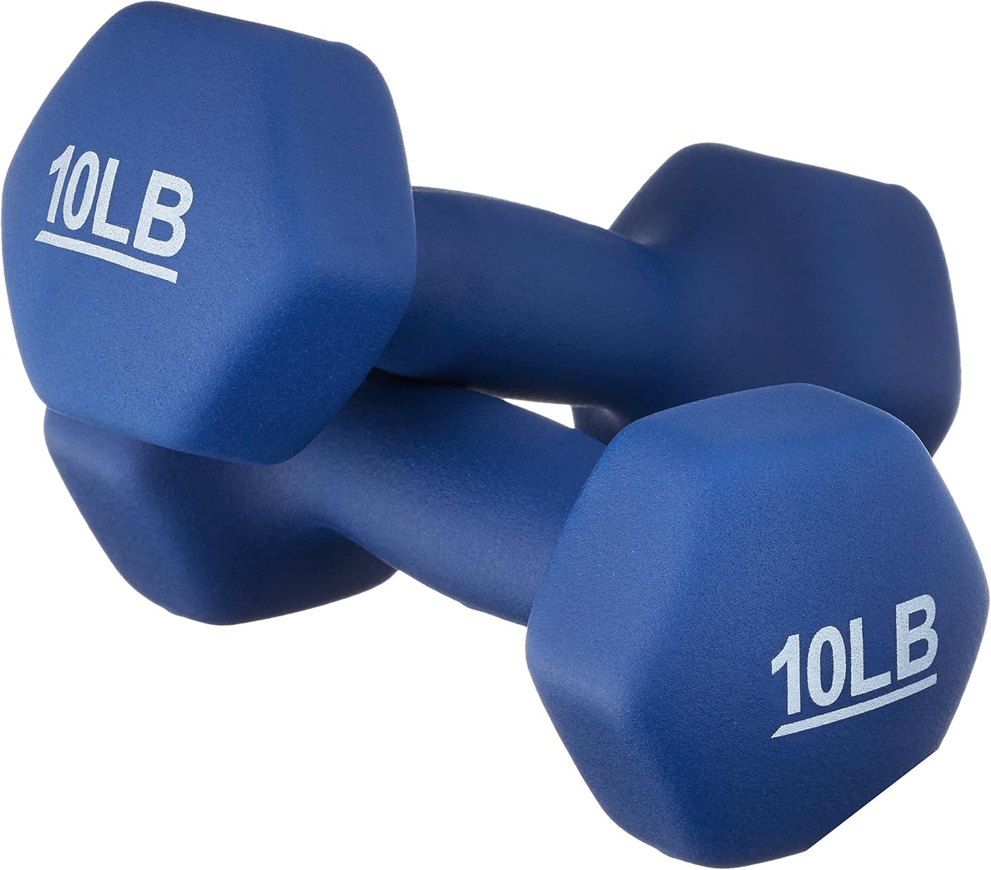 Neoprene Dumbbell Hand Weights - Non-Slip Grip for Home Gym & Strength Training