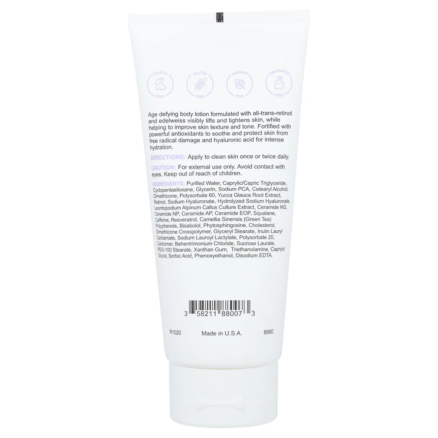 Anti-Aging Retinol Body Lotion - Smooth & Tighten - 6.7 fl oz (200 ml)