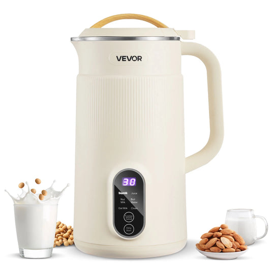 VEVOR 6-in-1 Nut Milk Maker 20 oz | Homemade Oat, Almond & Soy Milk Machine
